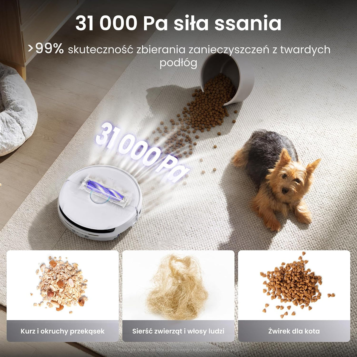 Narwal Freo 20 Edge Samooczyszczający Robot Sprzątający z Mopem Taśmowym