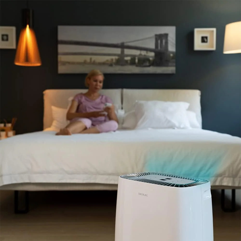 Cecotec Wydajny osuszacz BigDry 4000 Expert Connected 10L Pojemność 2,5L Sterowanie Wi-Fi Sterowanie dotykowe Wyświetlacz LED Zegar 24h 2 prędkości Wybór wilgotności