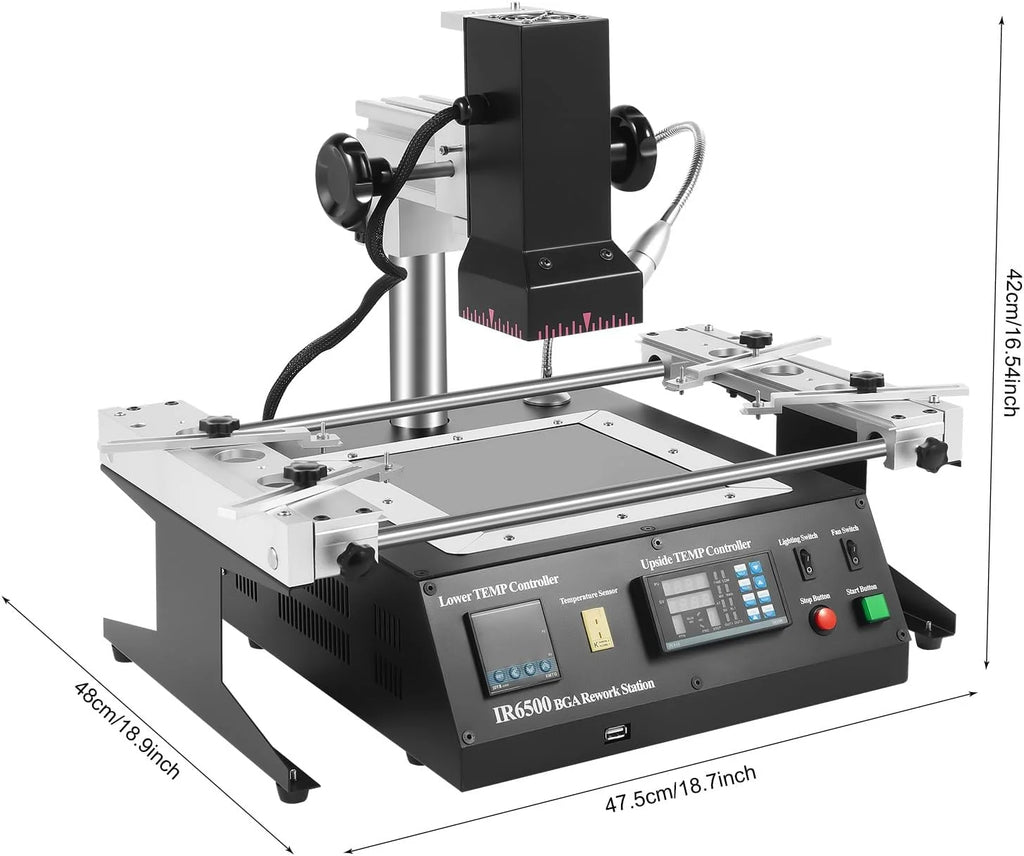 Stacja lutownicza IR6500 BGA 1250 W, stacja lutownicza na podczerwień, 220 V, spawarka, spawarka, spawarka, stacja robocza