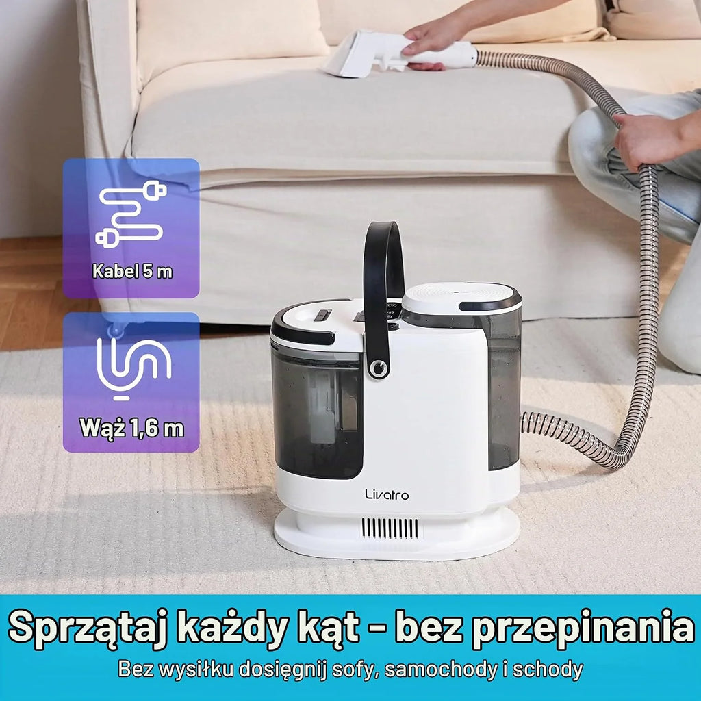Livatro odkurzacz piorący LVCUCM002, 15 kPa, 1,6 L