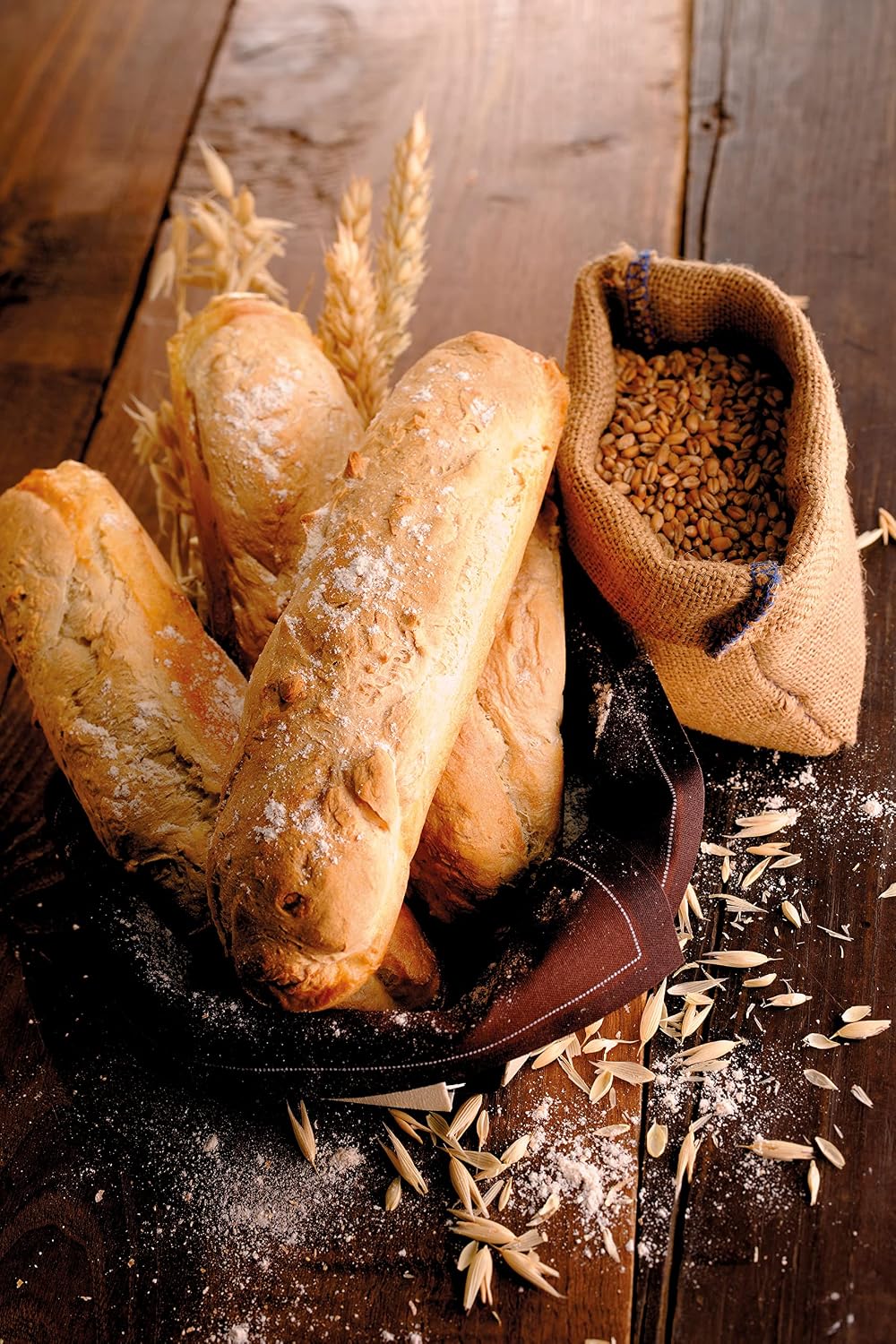 Moulinex OW6101 Home Bread Bagieette automat do pieczenia chleba | na maks. 1,5 kg chleba | 16 programów | chleb domowej roboty | forma do chleba z powłoką zapobiegającą przywieraniu | w zestawie blacha do bagietek i zeszyt z przepisami | kolor biały