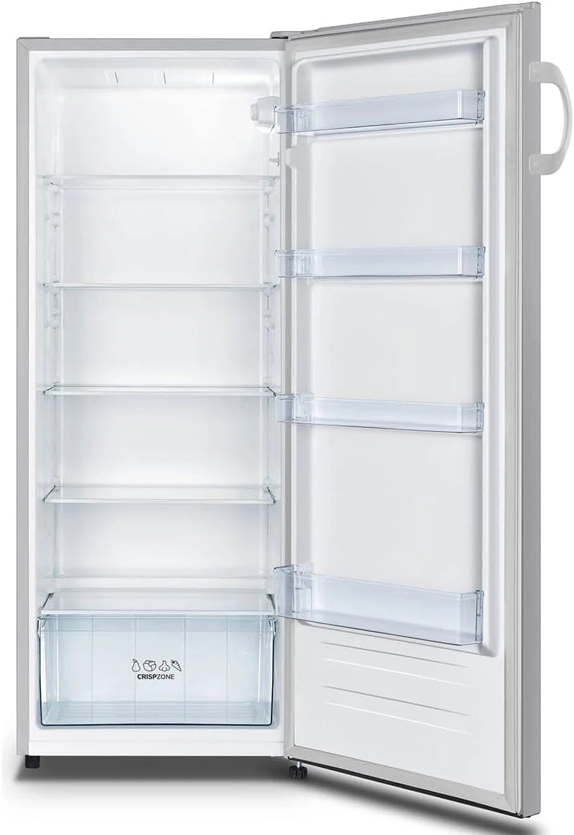 Gorenje Lodówka R4142PS 242 litry, wysokość 144 cm, CrispZone, tryb ekologiczny, oświetlenie LED, szer. x wys. x gł.: 55 × 143,4 × 54,2 cm, srebrna