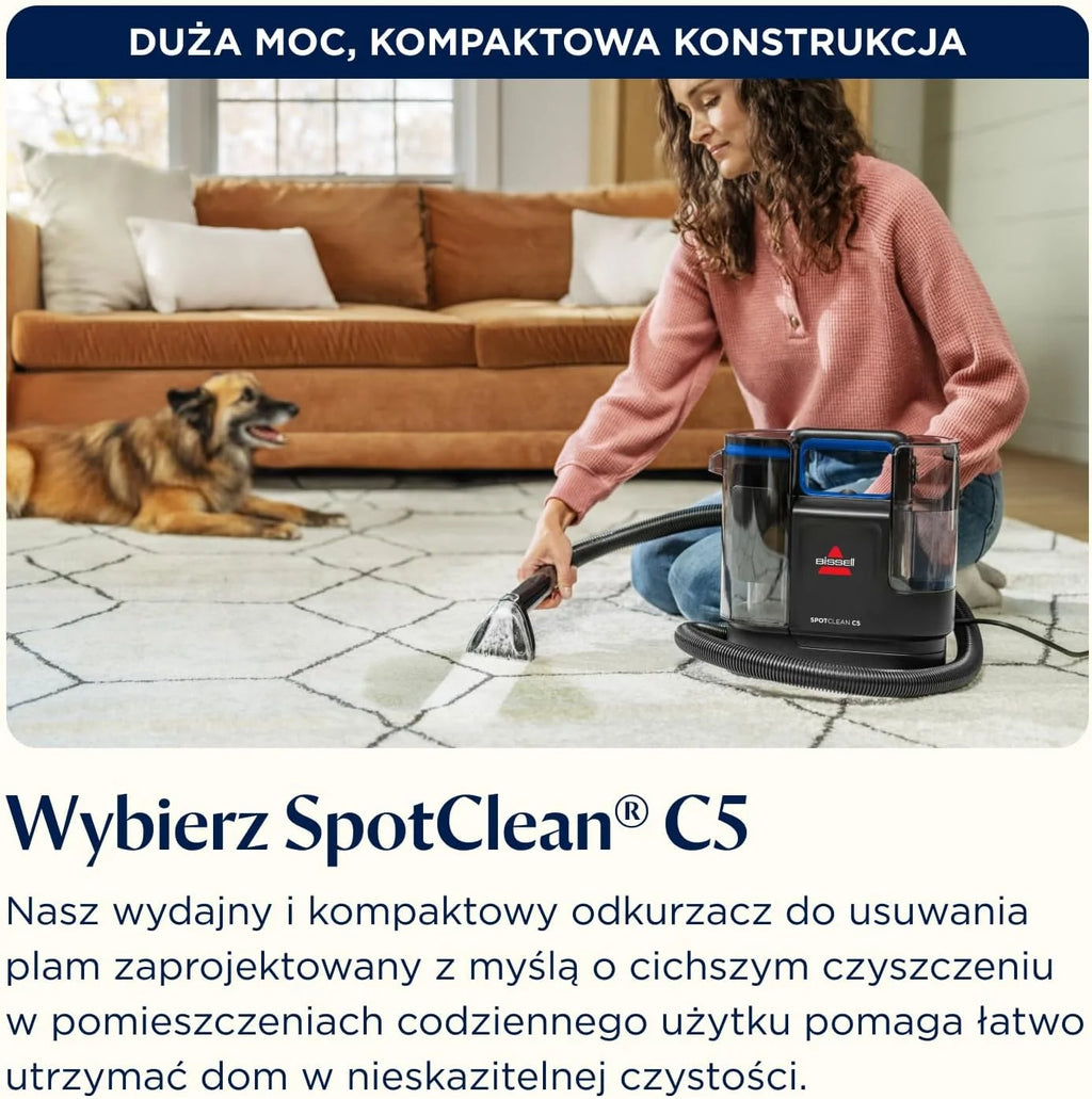 BISSELL SpotClean C5 Odkurzacz Piorący do Tapicerki 400W 3861N