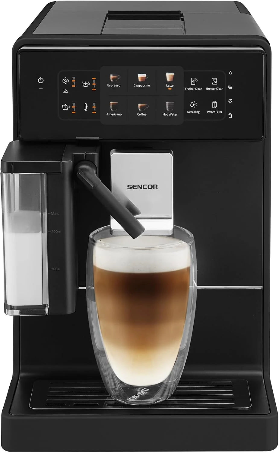Sencor Automatyczny ekspres do kawy espresso i cappuccino SES 9300BK