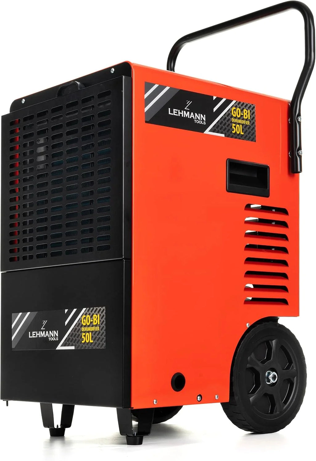 Lehmann LTODH-0950 osuszacz powietrza GO-BI | wydajność osuszania do 50 l/dzień | osuszacz przemysłowy | nadaje się do pomieszczeń i piwnic do 120 m²