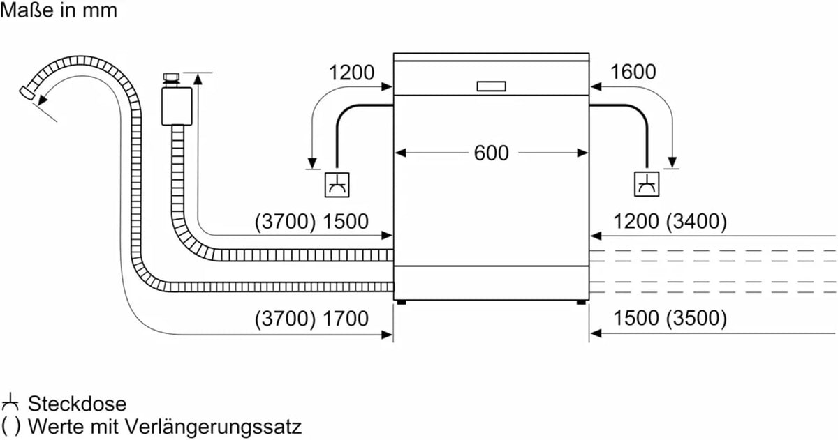 Bosch SMU4EVS08E, seria 4, inteligentna zmywarka do naczyń 60 cm, szuflada na sztućce, zmywarka z asystentem programu, wyjątkowo cicha, górny kosz z regulacją wysokości, automatyczne otwieranie drzwi