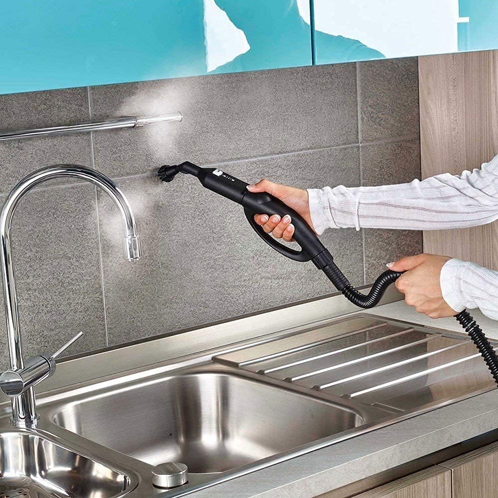 Polti Vaporetto PRO95_Turbo Flexi, odkurzacz parowy 5 barów, zabija 99,99%* wirusów, zarazków i bakterii, szczotka Vaporflexi, wyprodukowano we Włoszech