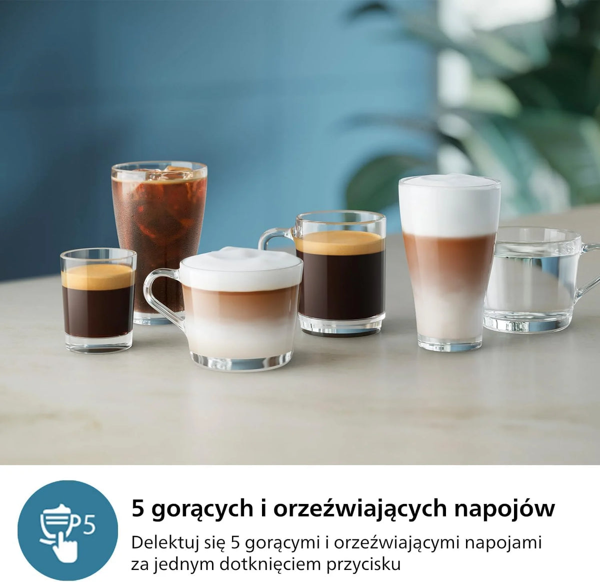 Philips Automatyczny Ekspres do Kawy 3300, Ceramiczny Młynek, Czarny Chrom