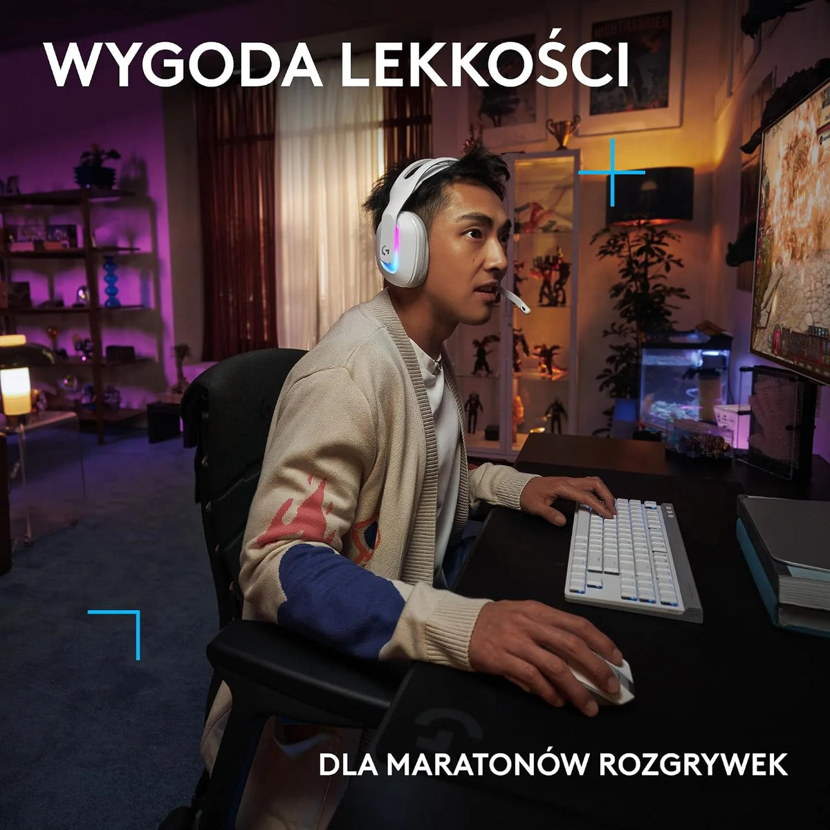 Logitech G G522 LIGHTSPEED, bezprzewodowy zestaw słuchawkowy do gier