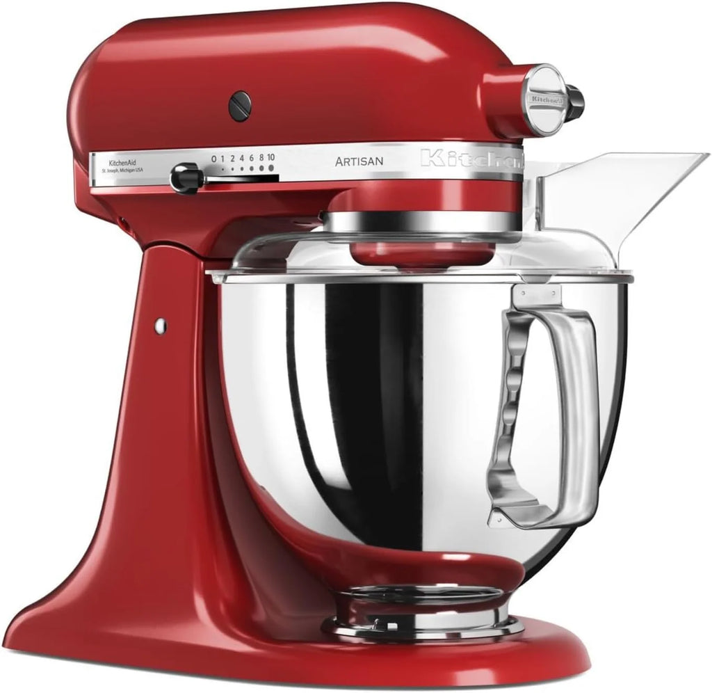 KitchenAid Robot Kuchenny, Metal, Czerwony/Biały, Pojemność: 4,8 Litra