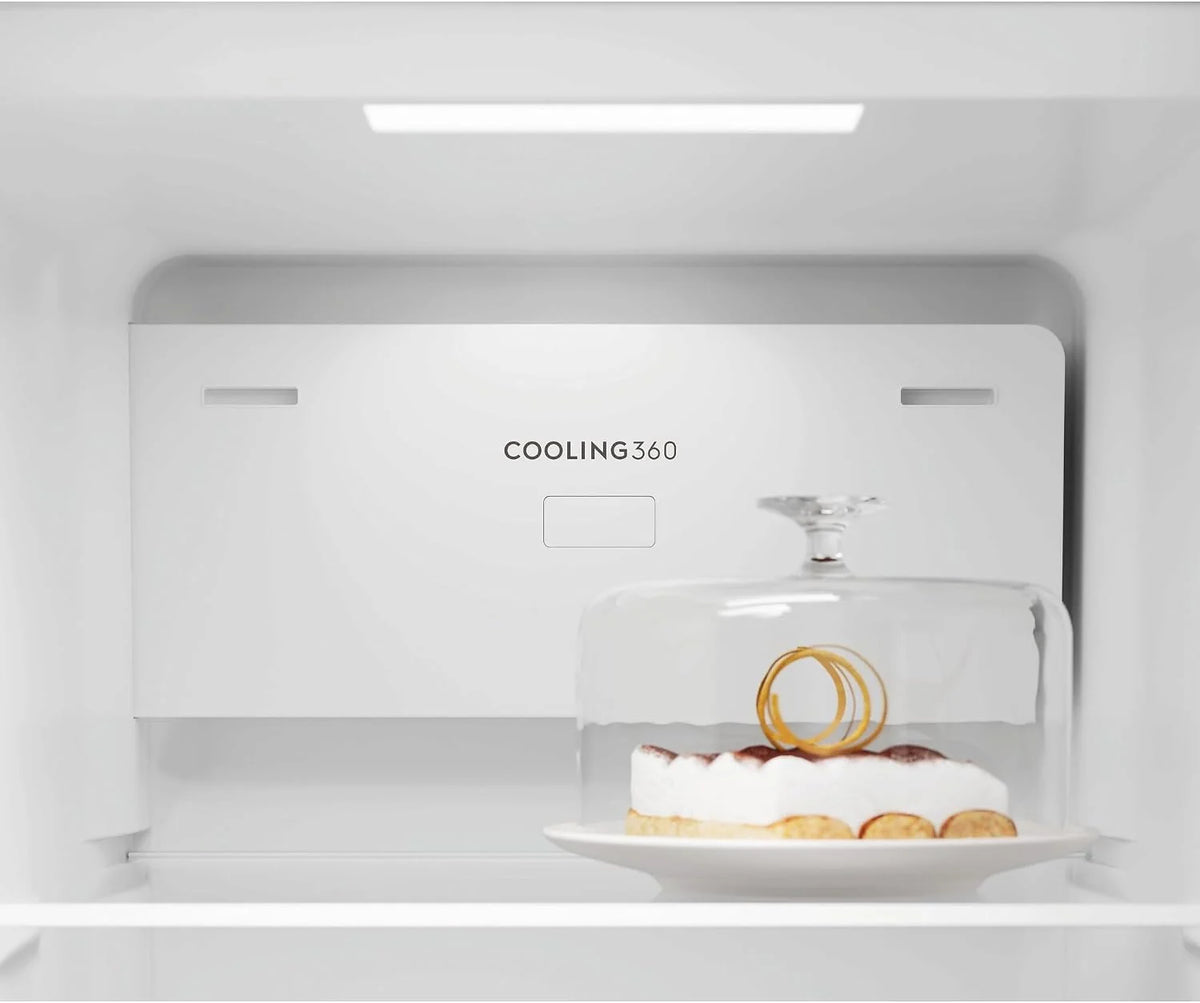 Electrolux EAT6ME53U0 lodówka kombinowana do zabudowy, 532 l (347 +185), klasa E, bez szronu, 360°, regulacja wilgotności, szybkie zamrażanie, sterowanie dotykowe, 39 dB, 220 – 240 V, stal nierdzewna
