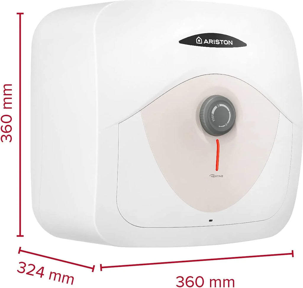 Ariston Dune RS 15 Litrów 3100854 Nad Umywalkowy Podgrzewacz Wody Bojler Elektryczny. Przeznaczony do instalacji w Polsce