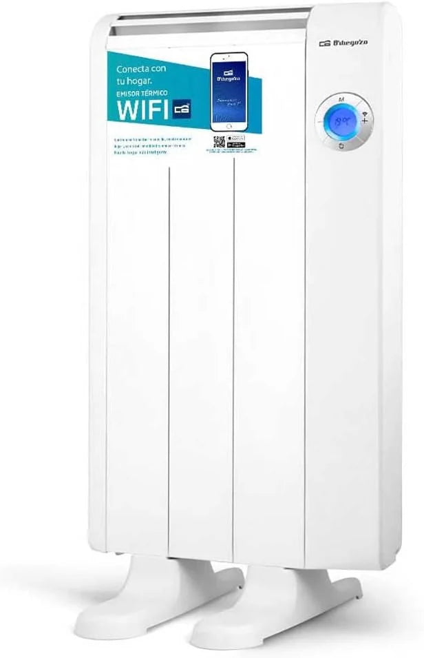 Orbegozo RRW 500 - Nadajnik ciepła WiFi Niskie zużycie, Olejowy, Programowalny, 3 tryby, Orbegozo App, 500 W