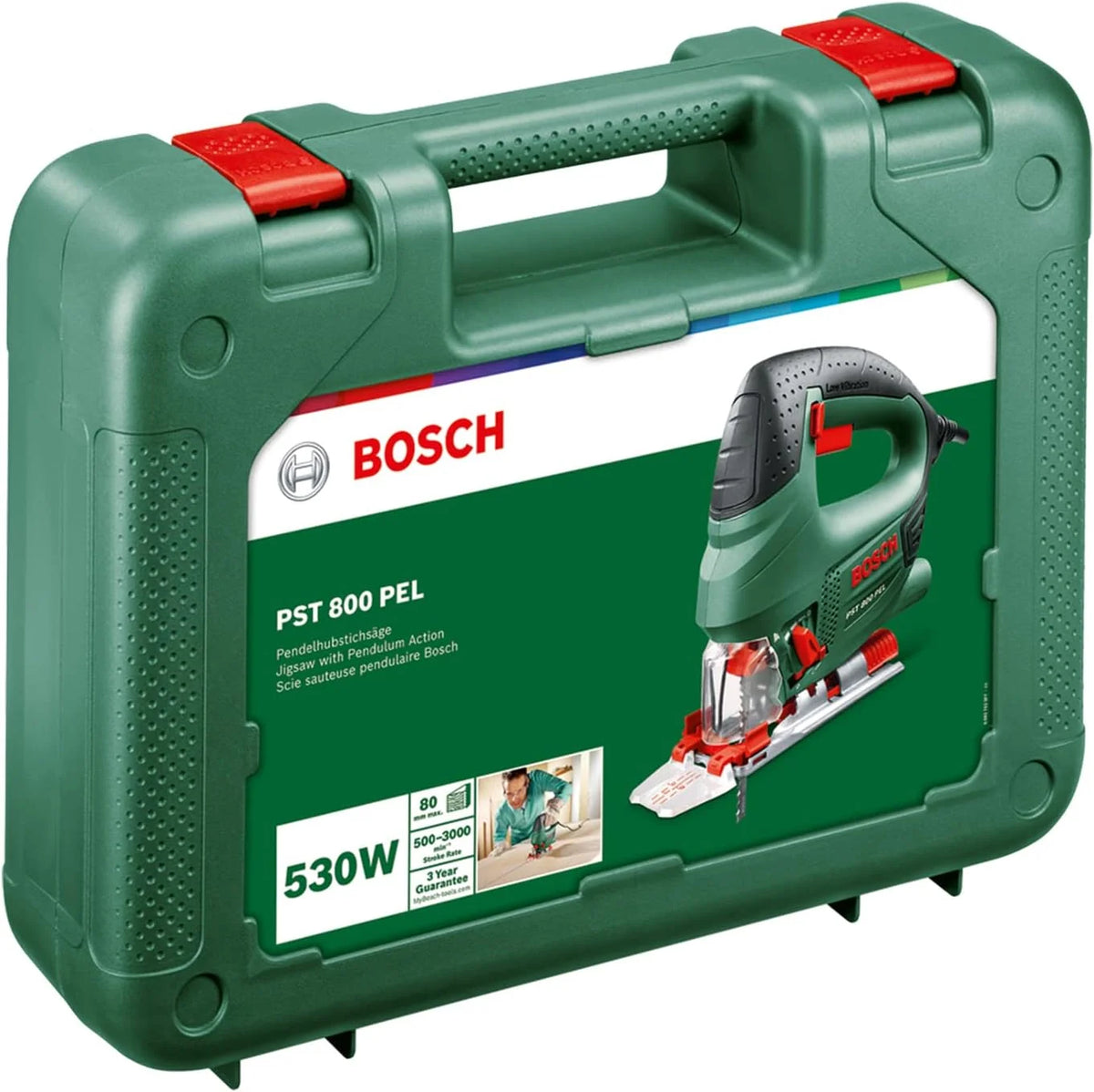 Bosch Wyrzynarka PST 800 PEL (530 W, w walizce)