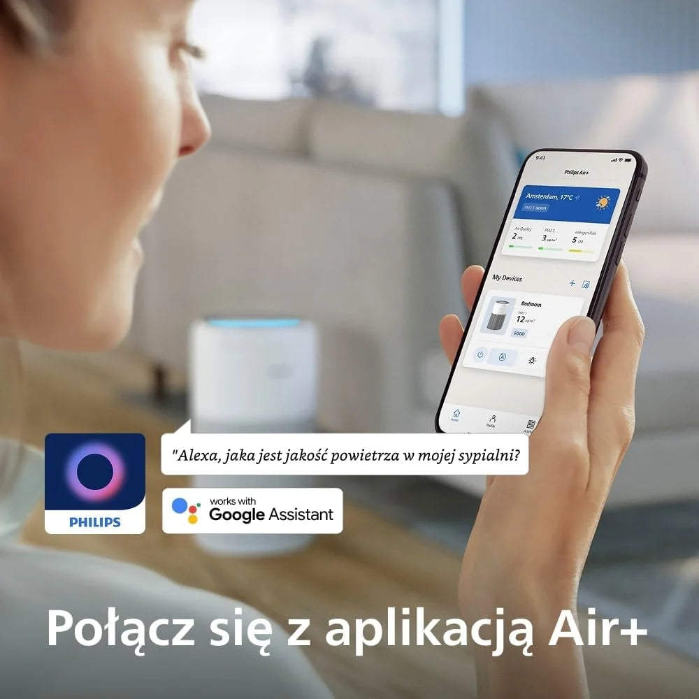 Philips Oczyszczacz Powietrza serii 2200, CADR 400 m³/h, do 104 m²