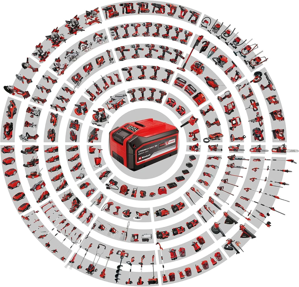 Einhell Profesjonalna wyrzynarka akumulatorowa TP-JS 18/135 Li BL Power X-Change (18 V, głębokość cięcia 135 mm w drewnie, wysokość skoku 26 mm, silnik bezwęglowy, z ostrzem, bez akumulatora)