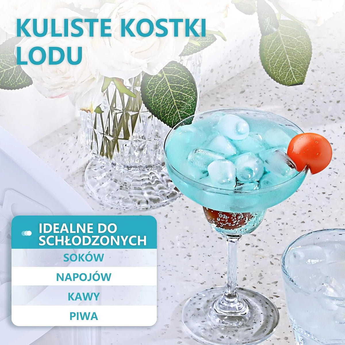 EUHOMY Kostkarka do lodu, 9 Kostek w 6 Minut, 12 kg/24 h, Maszyna do Kostek Lodu ze Stali Nierdzewnej z Przenośną Rękojeścią, Samoczyszczące Kompaktowe Maszyny do Lodu do Domu/Kuchni/Biura/Baru
