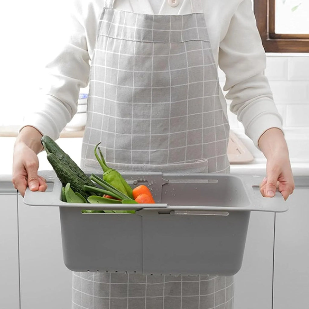 Regulowana zamrażarka nizer 40-52 cm, rozszerzalny kosz do przechowywania, trwały, wielofunkcyjny drenaż, pojemność 15-25 kg, idealny do zamrażarek skrzyniowych, oszczędność miejsca rozwiązanie