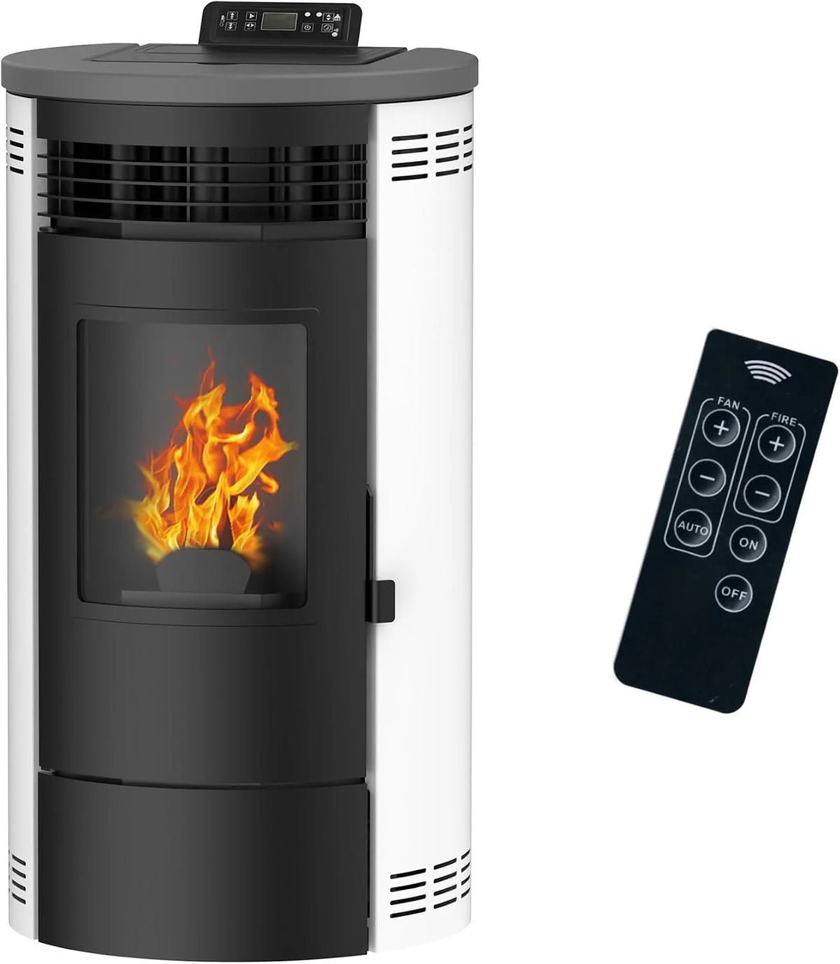 Piec na pellet Air Flavia 15 kW biały Sannover