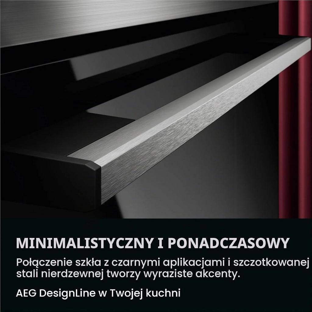 AEG Piekarnik do zabudowy/seria 5 pierścieniowe gorące powietrze: równomierne rezultaty gotowania na 3 poziomach/piroliza samooczyszczanie/45 programów automatycznych/wyświetlacz dotykowy LED/szybkie