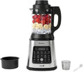 Moulinex Blender grzewczy, 1400 W, 10 automatycznych programów, zdejmowane ostrza, funkcja głębokiego czyszczenia, kosz parowy, Perfectmix Cook LM83SD10, metal