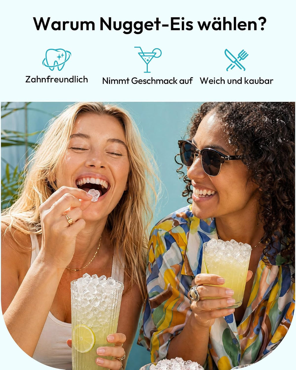 EUHOMY Kostkarka do lodu, 15 kg/24 h, produkcja w 6 minut, maszyna do robienia lodów, automatyczne czyszczenie, 120 W, czujnik podczerwieni, energooszczędna, czarna