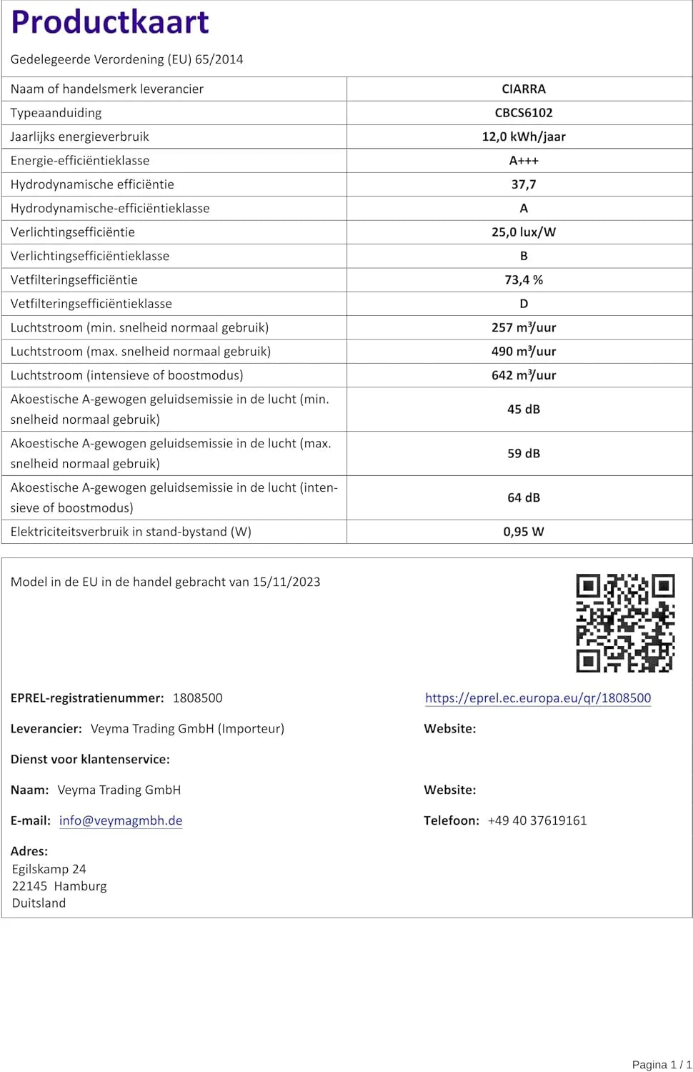 CIARRA CBCS6102 A+++ okap kuchenny 60 cm obieg powietrza wylotowego okap kuchenny 650 m³/h Wi-Fi App Touch obsługa 4 stopnie wraz z Booster czarny okap ścienny z filtrem węglowym CBCF003