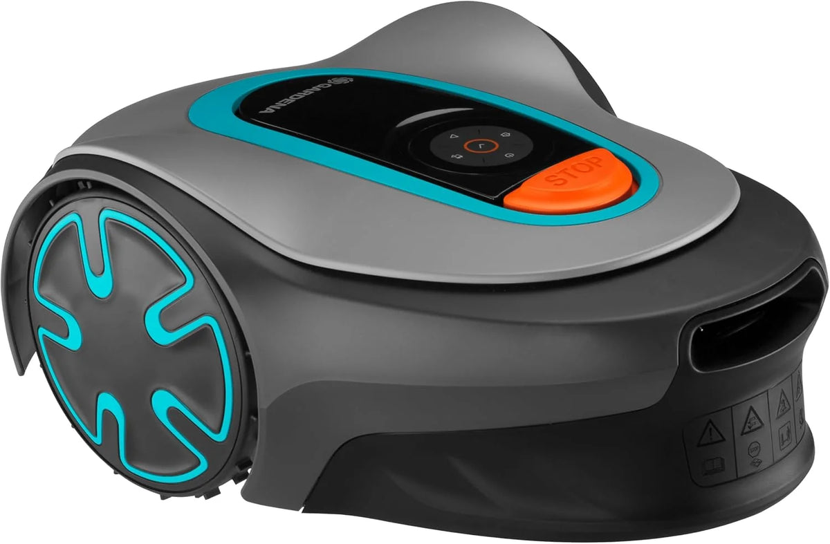 Gardena Robot koszący SILENO minimo 250 m²: inteligentna kosiarka z optymalną łącznością, programowalna przy pomocy aplikacji Gardena Bluetooth®, wersja PL (15201-32)