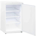 MBH Profesjonalna zamrażarka pionowa 112 l, z 3 półkami do hoteli, kompaktowa zamrażarka z regulowanym termostatem na kubki i jedzenie (540 x 600 x 870 mm)