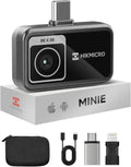 HIKMICRO Kamera termowizyjna MiniE - iOS/Android, rozdzielczość IR 96x96, ulepszenie obrazu SuperIR 192×192, 25Hz, na telefon/tablet, nagrywanie wideo, USB-C/Lightning (obsługuje iPhone 15/16)