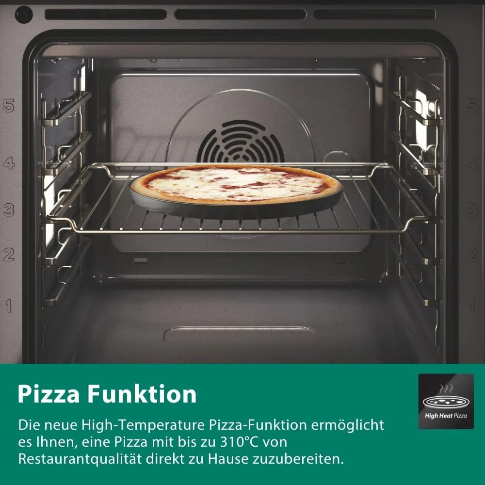 Bauknecht BBI4S8HM1SK piekarnik na gorące powietrze do zabudowy, 60 cm, 73 l/wielopoziomowe gotowanie, funkcja AirFry, moc gorącego powietrza, wysoka temperatura, funkcja pizzy, Dynamic
