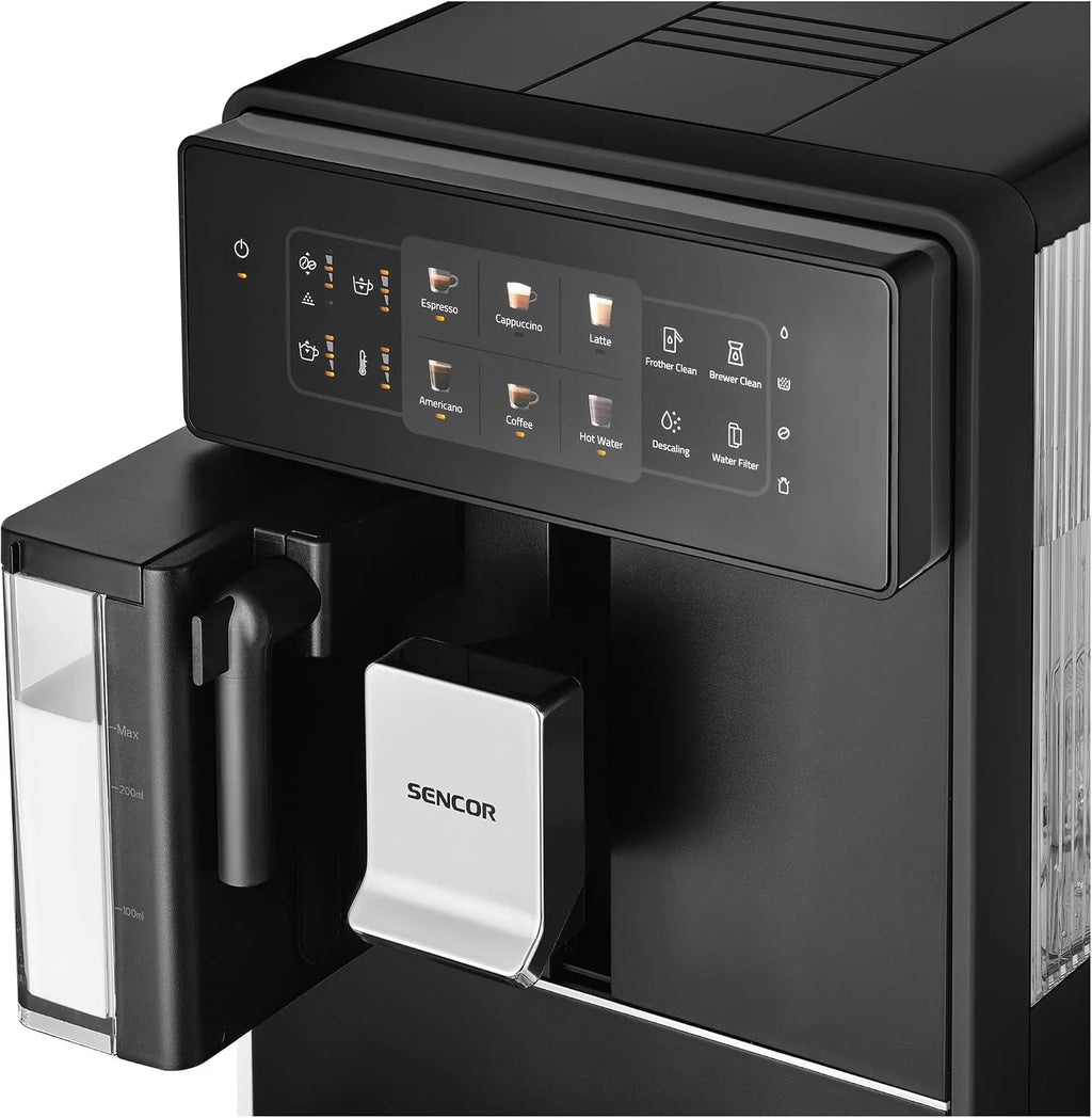 Sencor Automatyczny ekspres do kawy espresso i cappuccino SES 9300BK