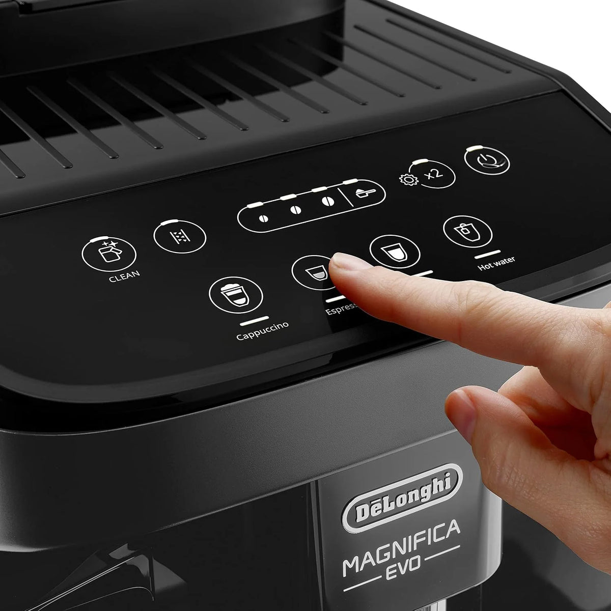 De'Longhi Magnifica Evo Ekspres do Kawy z Młynkiem, Czarny, 1450W 240V