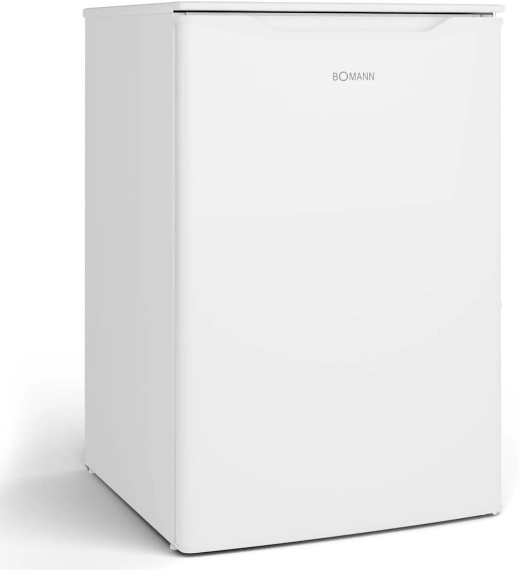 Bomann, Zamrażarka 87L GS7253-Biała 4 gwiazdki, Progresywna kontrola temperatury, 3 szuflady, Tacka na kostki lodu, Dwustronna, Klasa N/ST/T, Idealna do mięs i warzyw, Poziom hałasu 40 dB