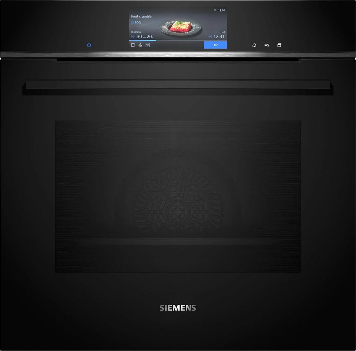 Siemens HS758G3B1 iQ700 inteligentny piekarnik parowy do zabudowy, 59,4 cm szerokości, humidClean Plus – do szybkiego czyszczenia, asystent piekarnika ze sterowaniem głosowym, cookControl Pro, TFT