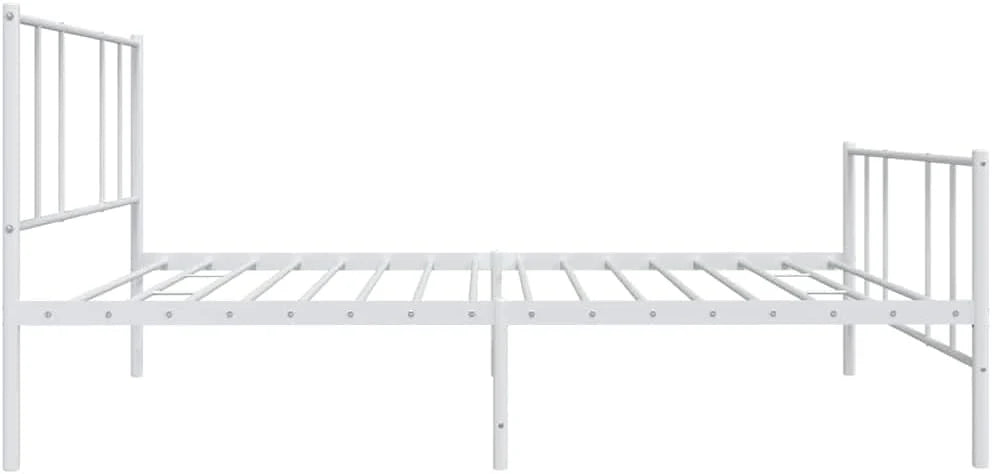 Malowana proszkowo stal 90x200 klasyczny biały