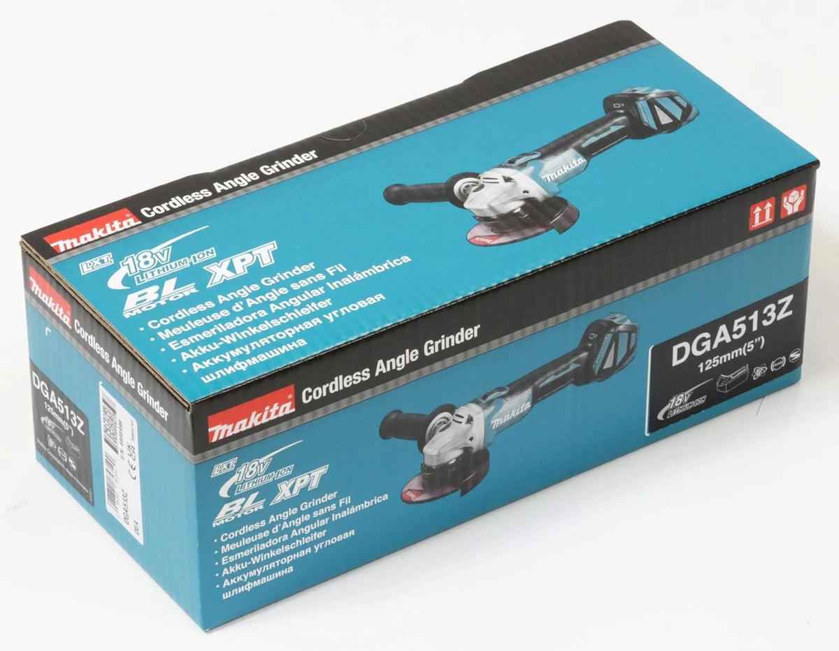 Makita Dga513Z Szlifierka, Zielony/Czarny, 125 mm