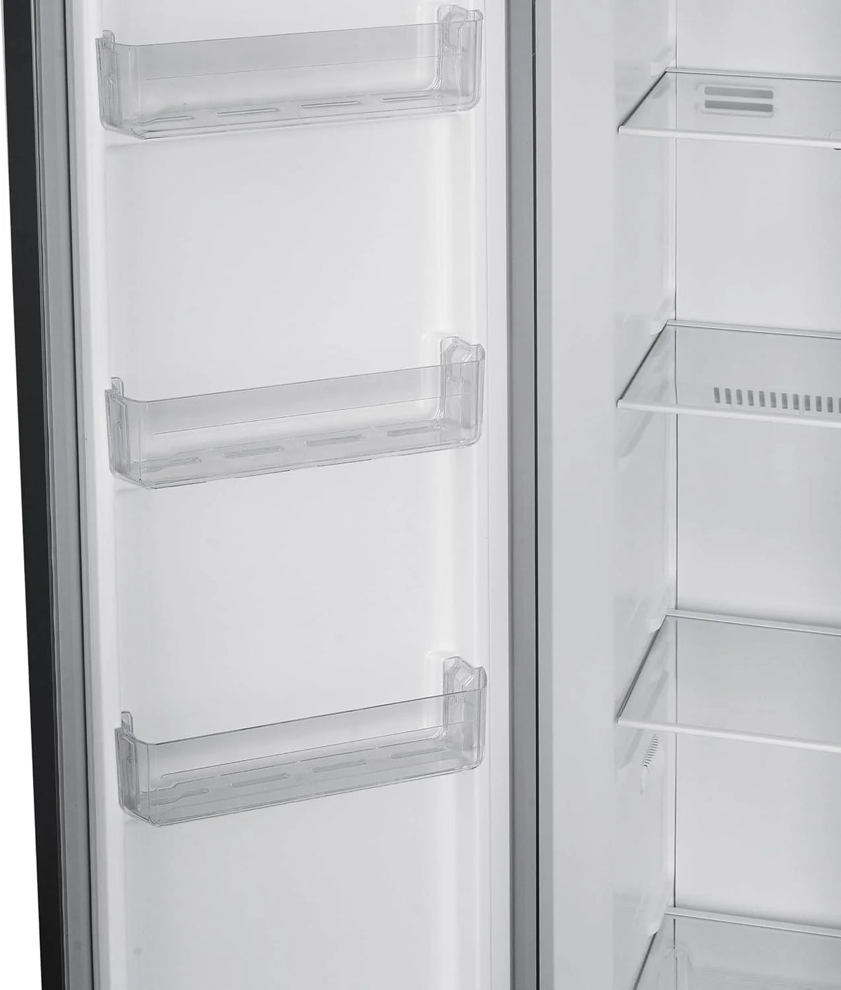 Respekta Halvar Side-by-Side 439 L, No Frost, dozownik wody, Inox Look