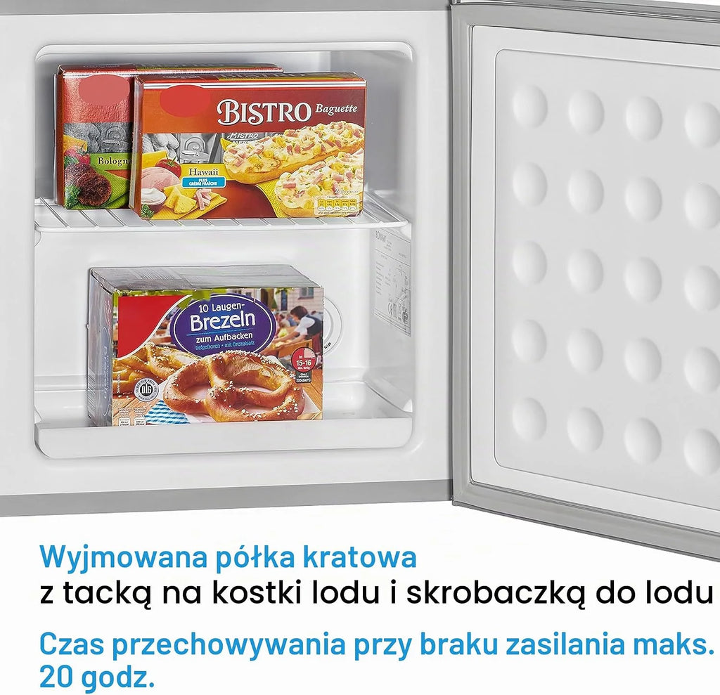 Bomann GB 341.1 zamrażarka/pojemność użytkowa 31 litrów/zakres temperatur: ≤ -18°C/miska na kostki lodu/inox