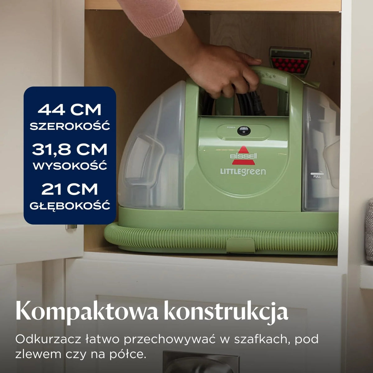 BISSELL Little Green Odkurzacz Piorący do Tapicerki 340W 4098N