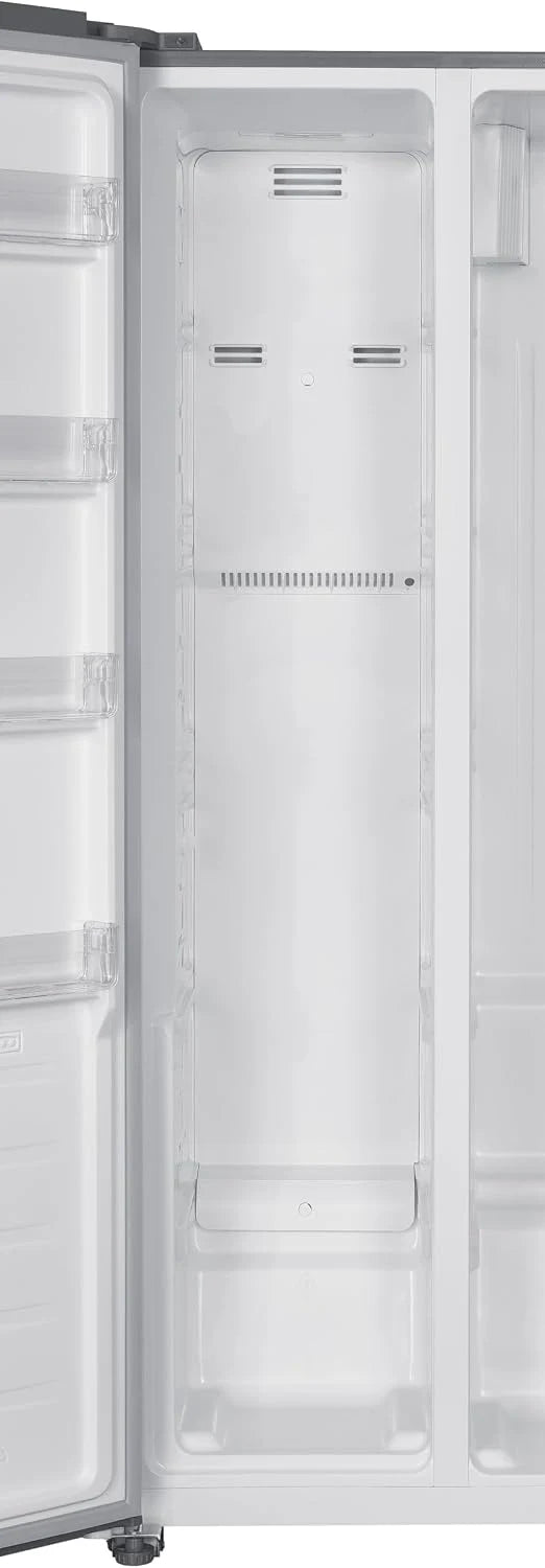 Respekta Halvar Side-by-Side 439 L, No Frost, dozownik wody, Inox Look