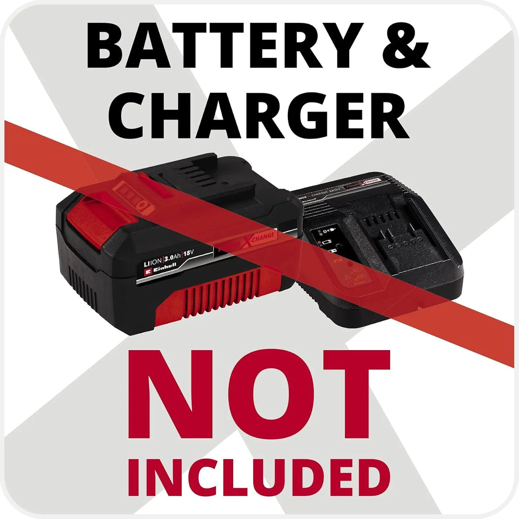 Einhell Professional akumulatorowa szlifierka kątowa TP-AG 18/125 CE Q Li Power X-Change (18V, Ø 125 mm, 33 mm gł. cięcia, bezszczotkowa, ukł. elektroniczny stałej częstotl., bez tarczy i akumulatora)