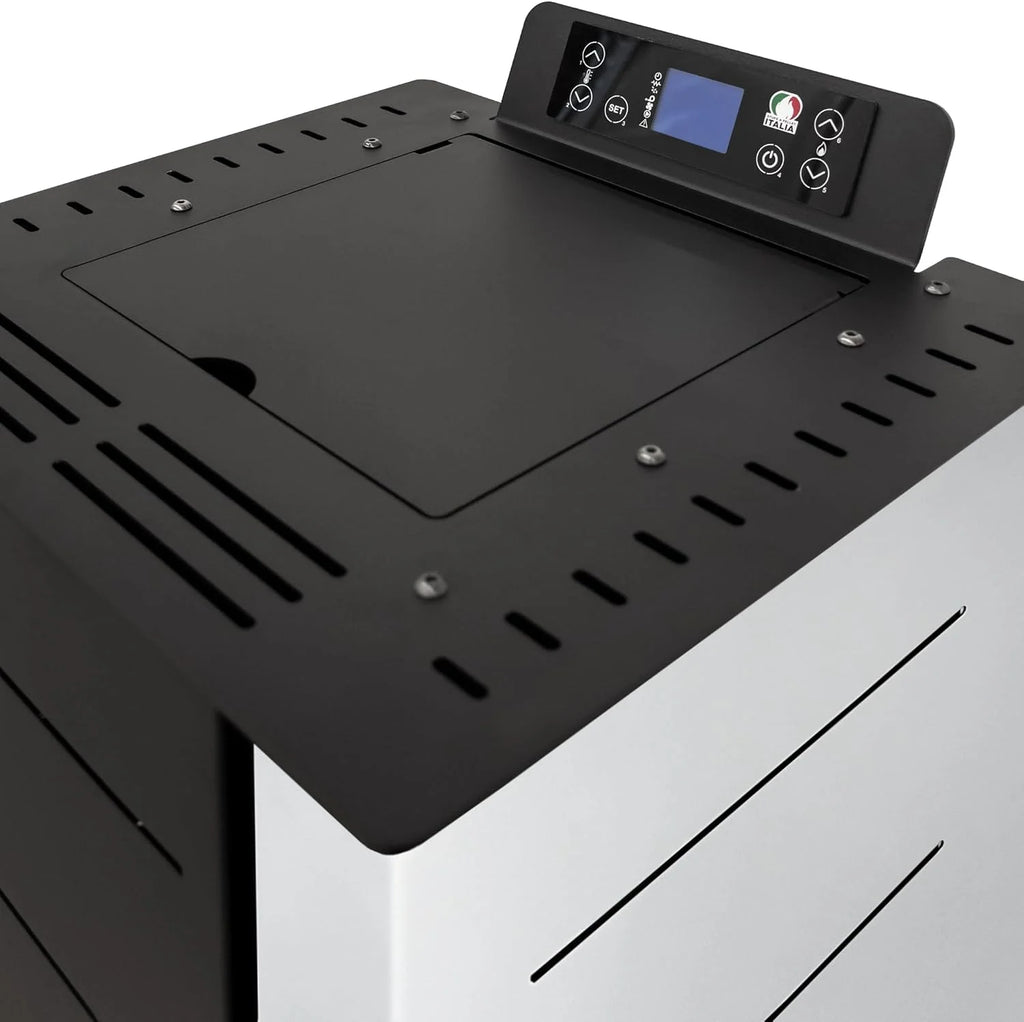 STUFE A PELLET ITALIA Colonna 10 KW | Piecyki na pellet wydajność 85% Ogrzewa 80m² Superkompaktowa konstrukcja Programowalne 5 prędkości i poziomów mocy 24 miesiące Biały