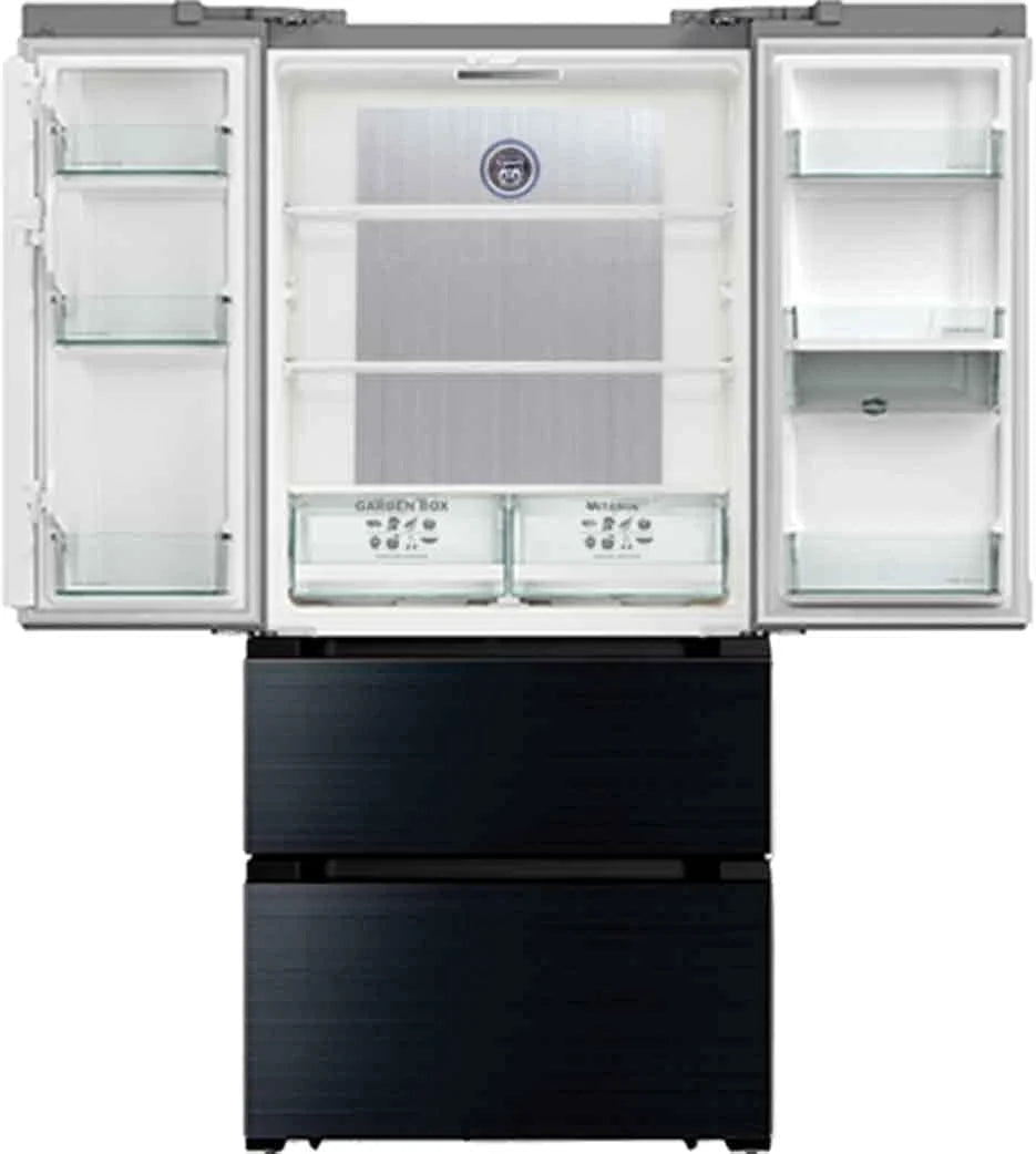Kaiser Lodówka Side-by-Side KS 80420 RS czarna + IceBox | lodówko-zamrażarka | efekt Anti-Touch | No Frost | Cloud Fresh | dozownik wody | IceMaker | VitaminPLUS | Super Frost | 506 l