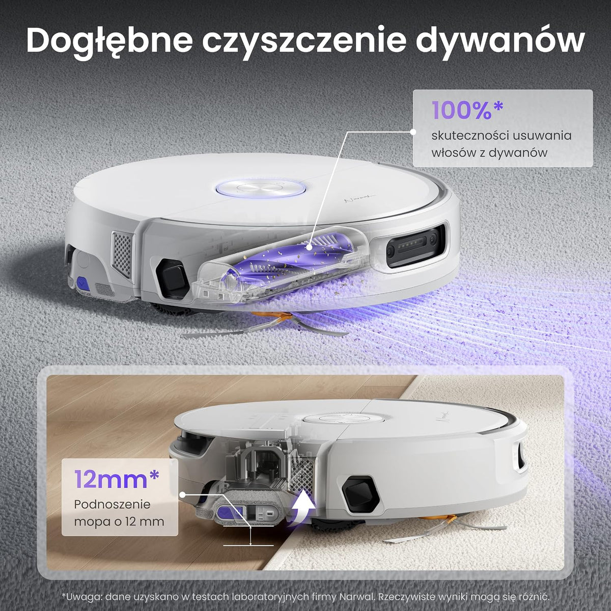 Narwal Freo 20 Robot Sprzątająco-Mopujący, Omijanie Przeszkód TwinAI