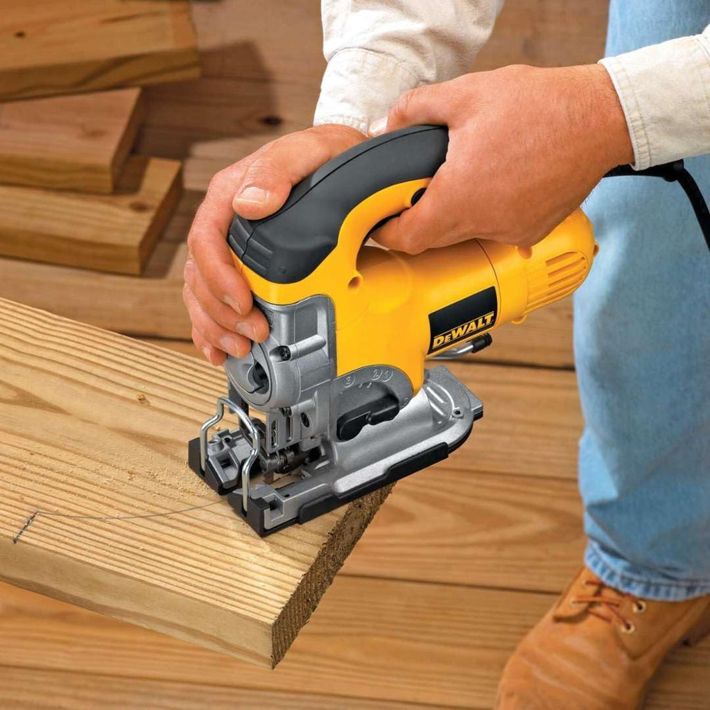 DeWalt DEWALT DW331K 701W wytrzymała wyrzynarka górna 230 V, żółta