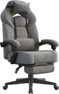 SONGMICS Krzesło do gier, ergonomiczna konstrukcja, obciążenie do 150 kg