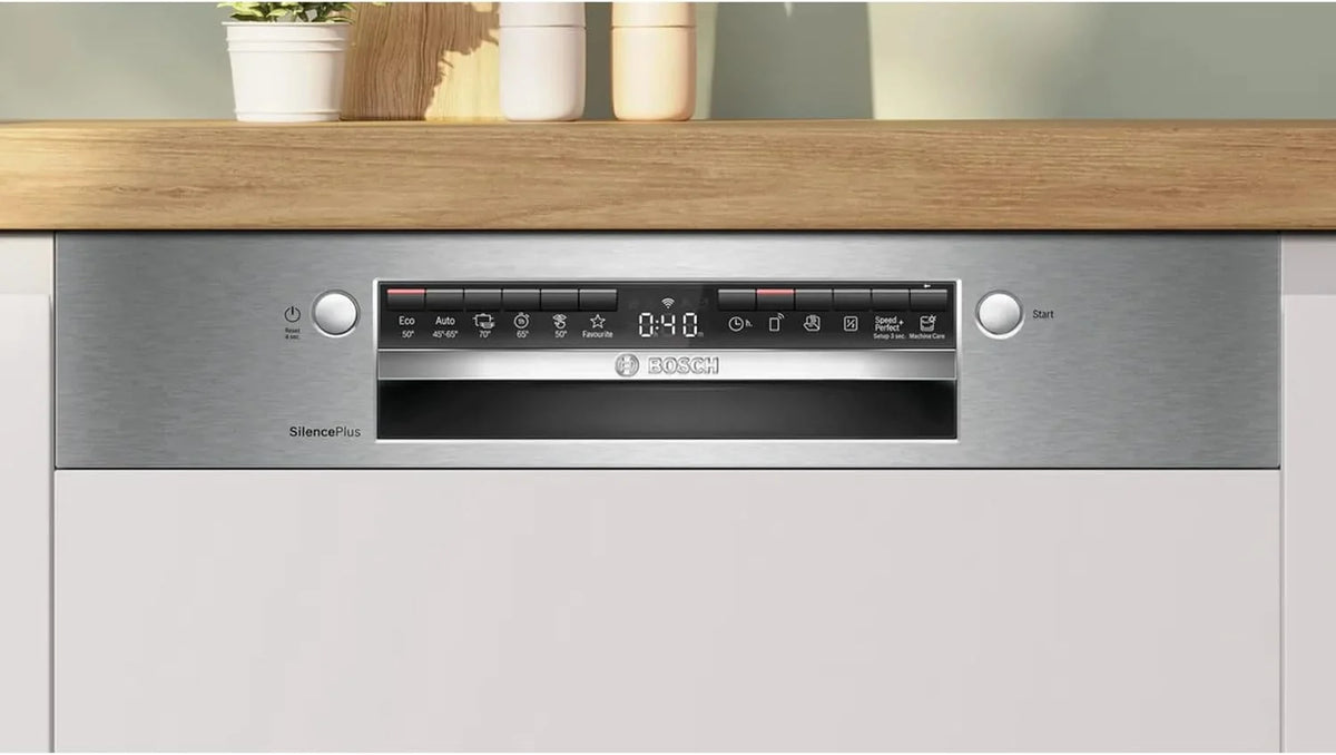 Bosch SMI4EVS08E seria 4 zmywarka do zabudowy z frontem Silver