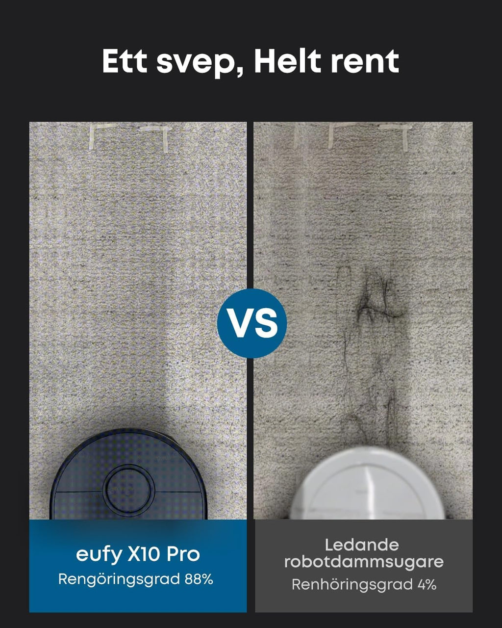 eufy robot sprzątający X10 Pro Omni, 8000 Pa, unoszące się mopy, czarny