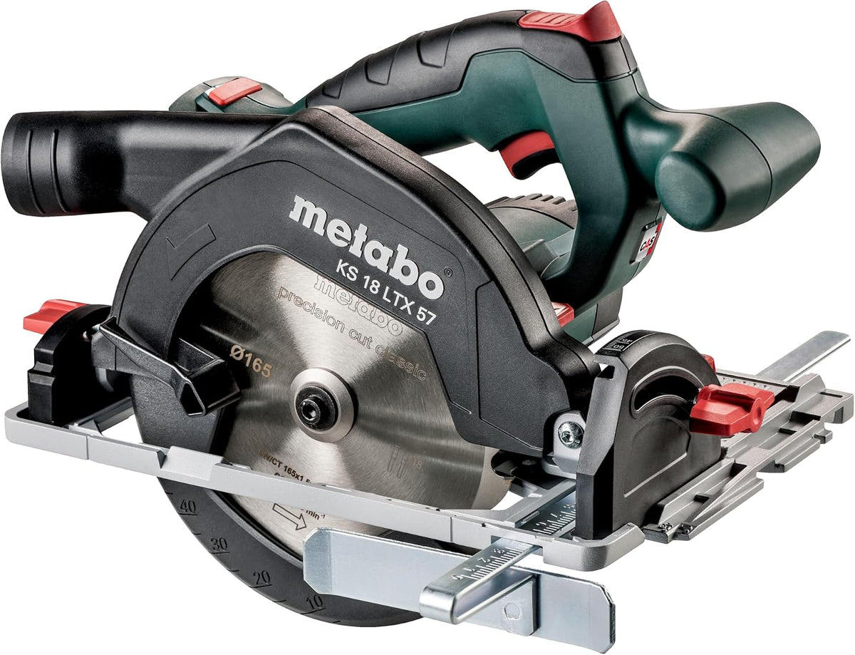 metabo Akumulatorowa Pilarka Tarczowa KS 18 LTX 57, Piła Ręczna 18 V